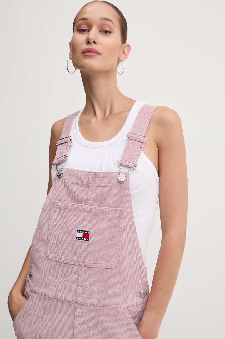 TOMMY JEANS Wash coed dungaree dress